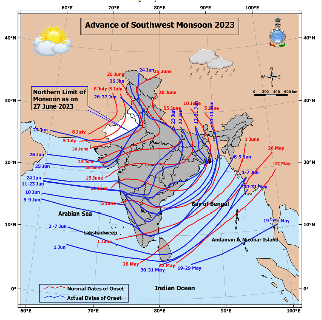 Monsoon Alert पश्चिमी यूपी-उत्तराखंड समेत इन राज्यों में भारी बारिश की संभावना जानें देश में मानसून के हाल
